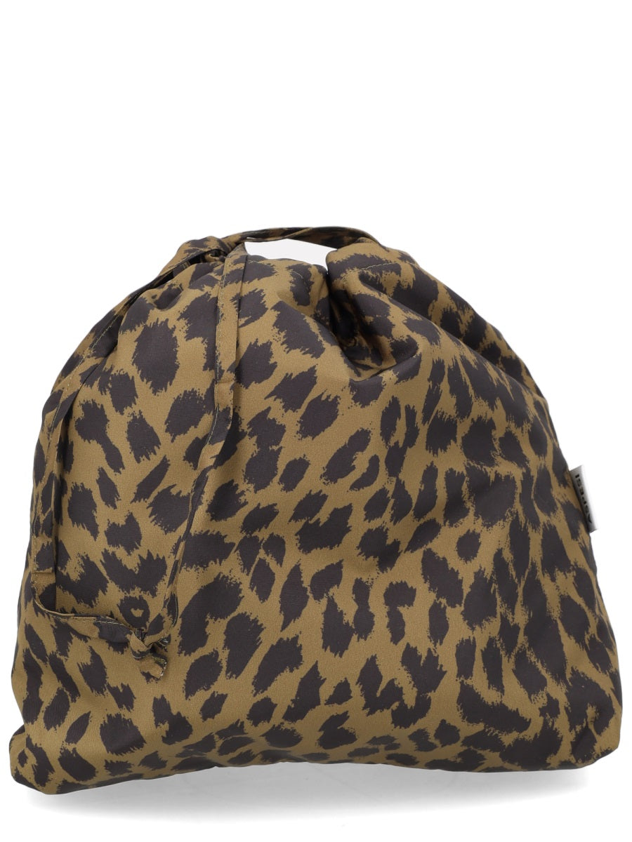 Leopard Print Handbag Animalier Polyester Handbags