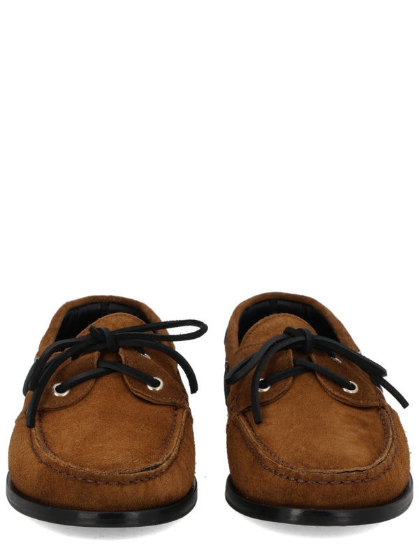 Suede Loafer Brown Upper: Cow Leather Loafers