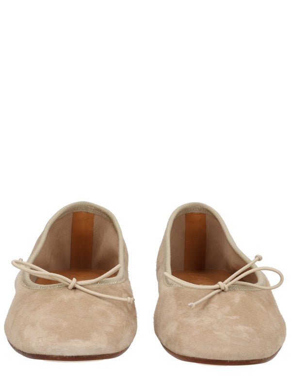 Dancer Dolphin Beige Kid Suede Upper: Leather Shoe