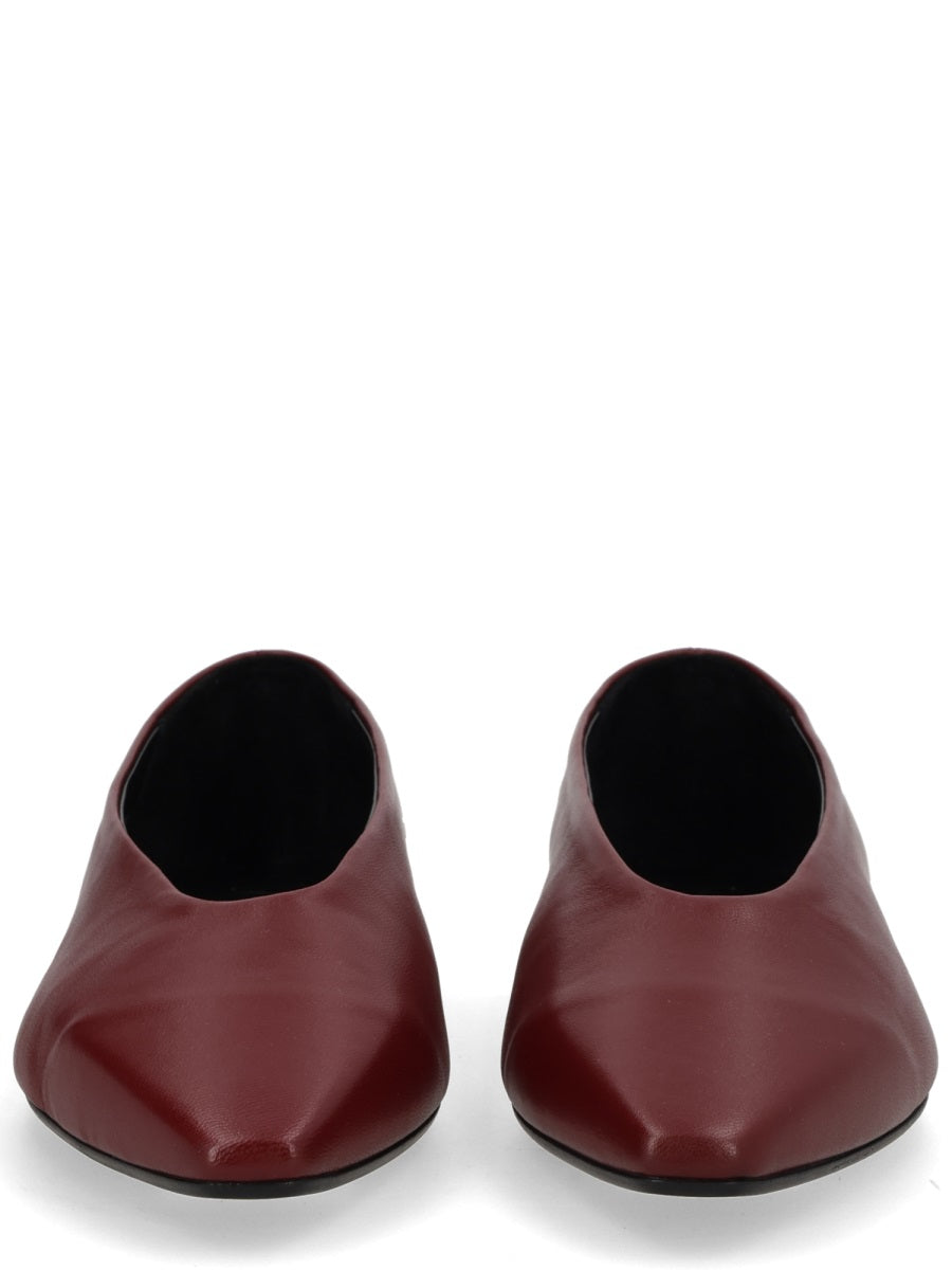 Ballerina Betty Bordeaux Nappa Leather Shoe