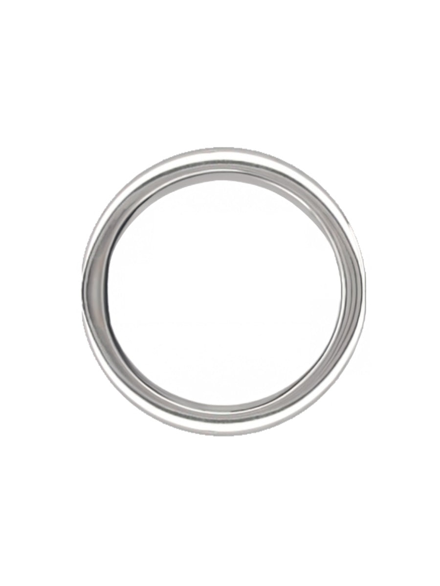 Logo Ring Silver Grey Rings