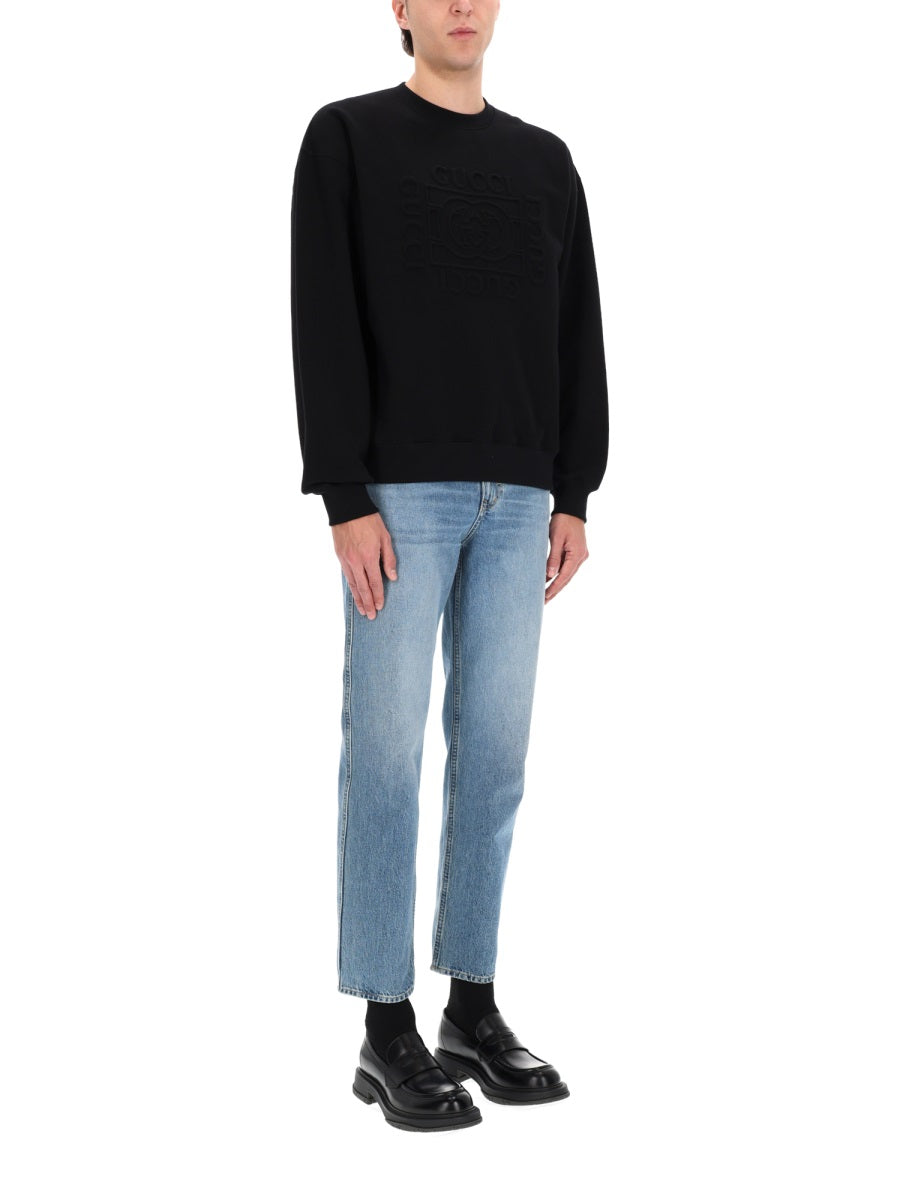 Denim Jeans Slim Fit Blue Cotton