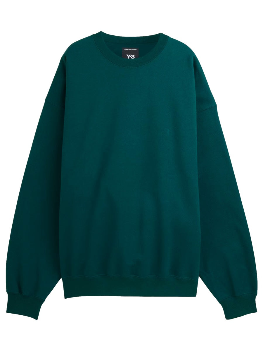 Green Logo Sweatshirt Cotton Sweatshirts