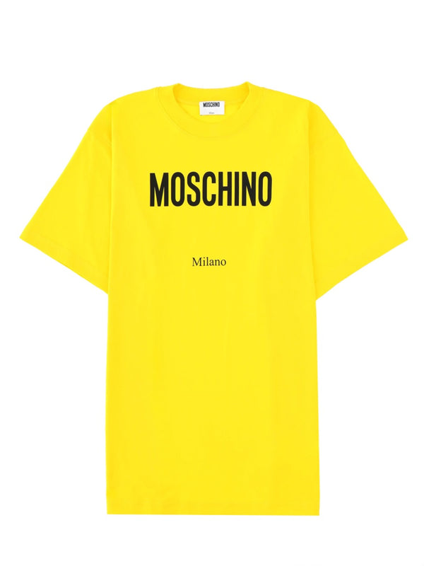 Logo T-Shirt Yellow Cotton T-shirts