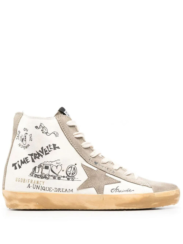 Golden Goose Sneakers Wh/taupe/blk