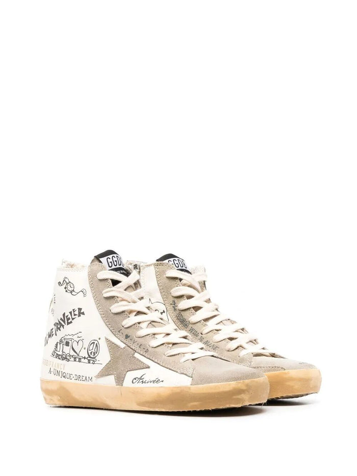 Golden Goose Sneakers Wh/taupe/blk
