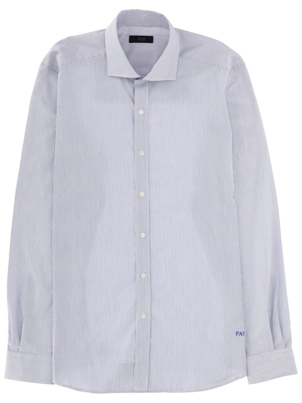 Oxford Shirt Blue Cotton