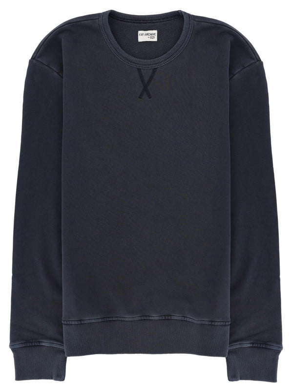 Fay Archive Sweatshirt Blue Cotton Sweatshirts