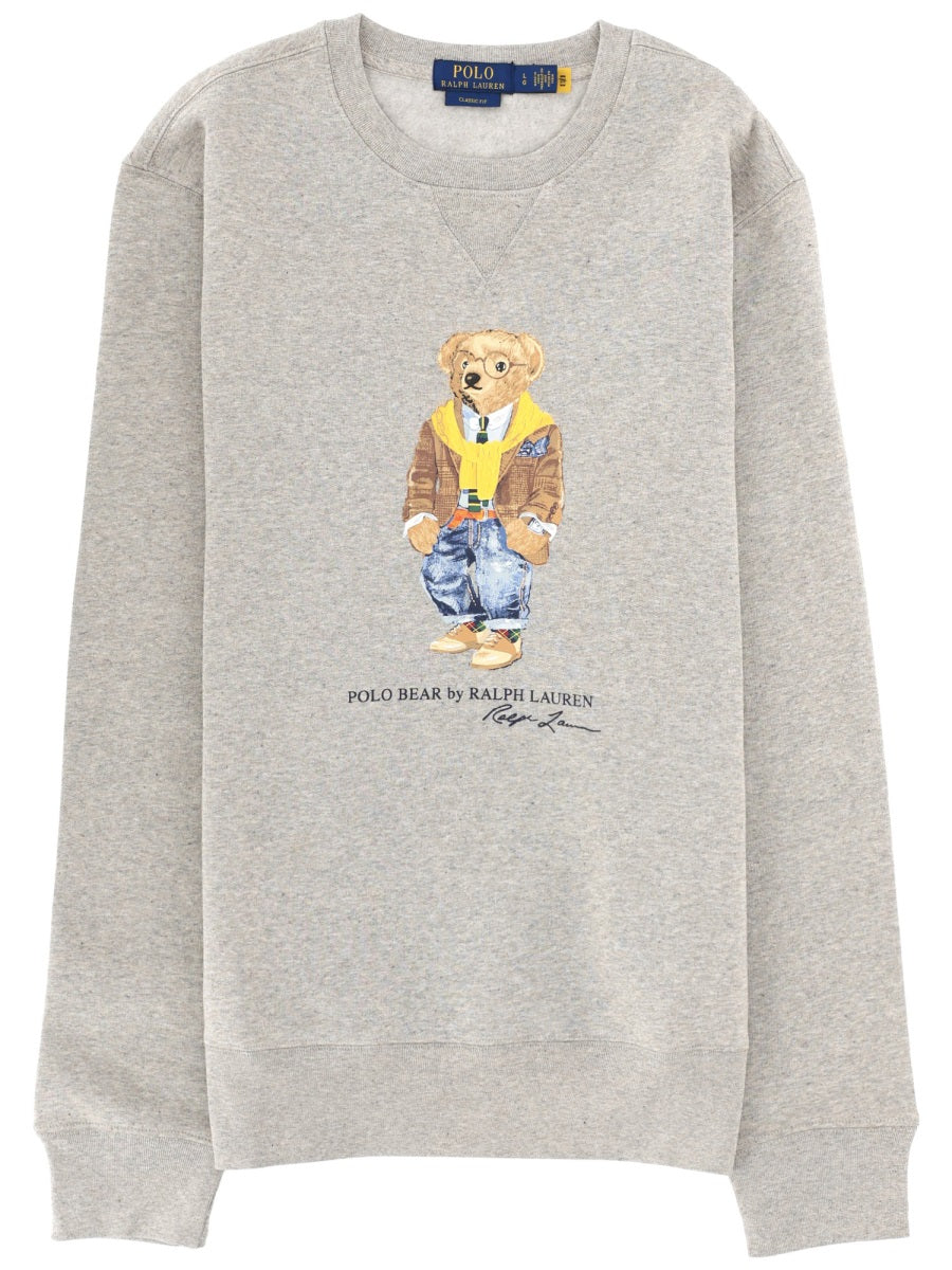 Heritage Sweatshirt Grey Cotton Sweatshirts
