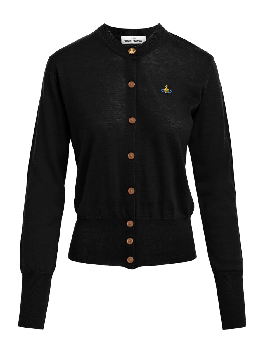 Bea Cardigan Black Wool Jumpers