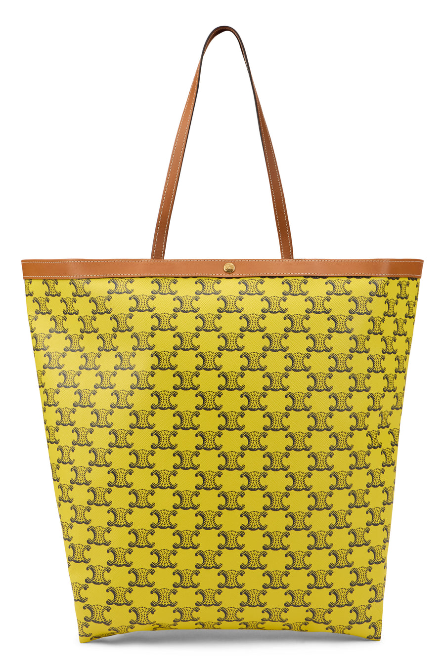 Tote Bag Triomphe Yellow Calfskin