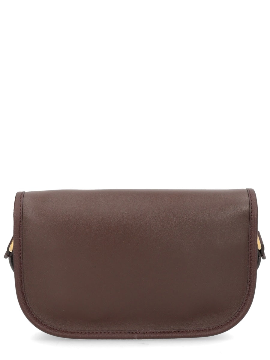 Antibes Bag Brown Leather Shoulder