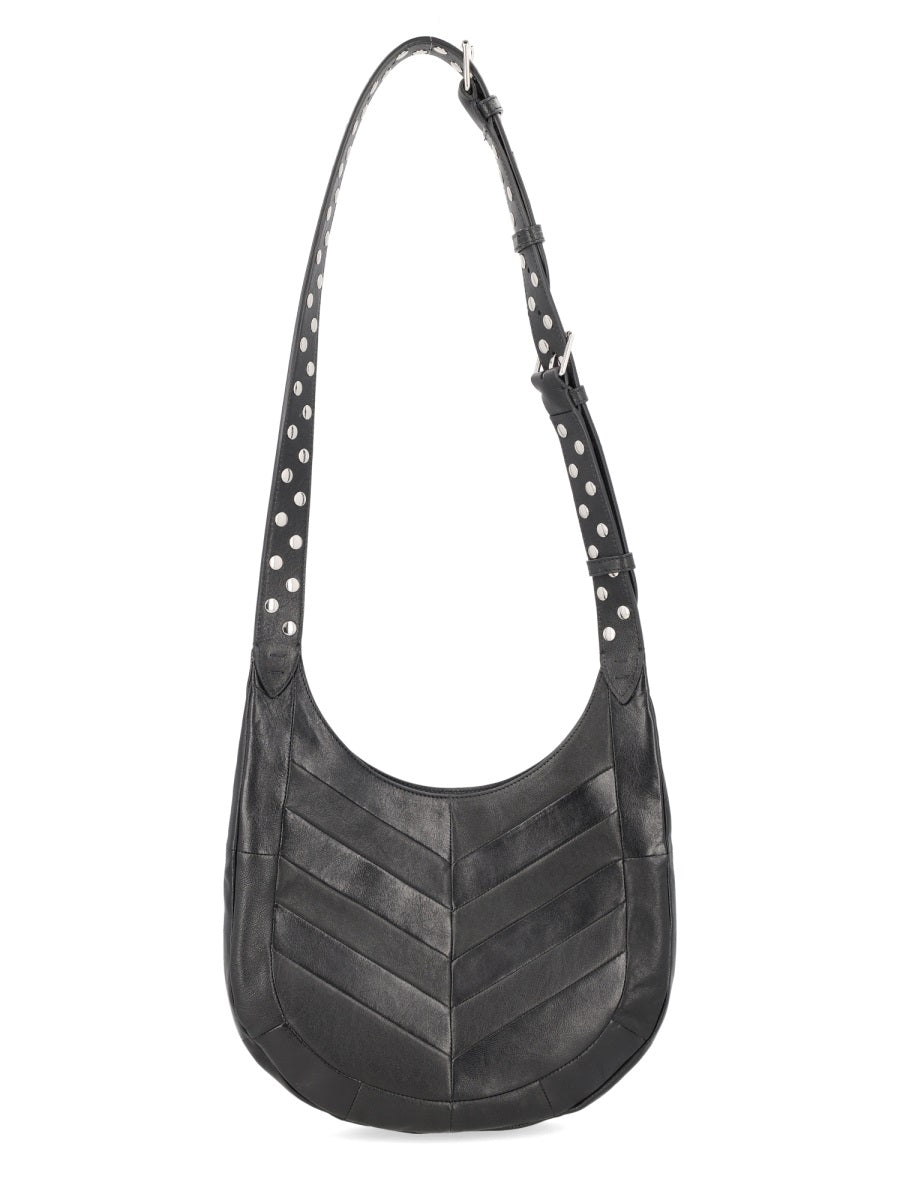 Hobo Bag Black Leather Shoulder