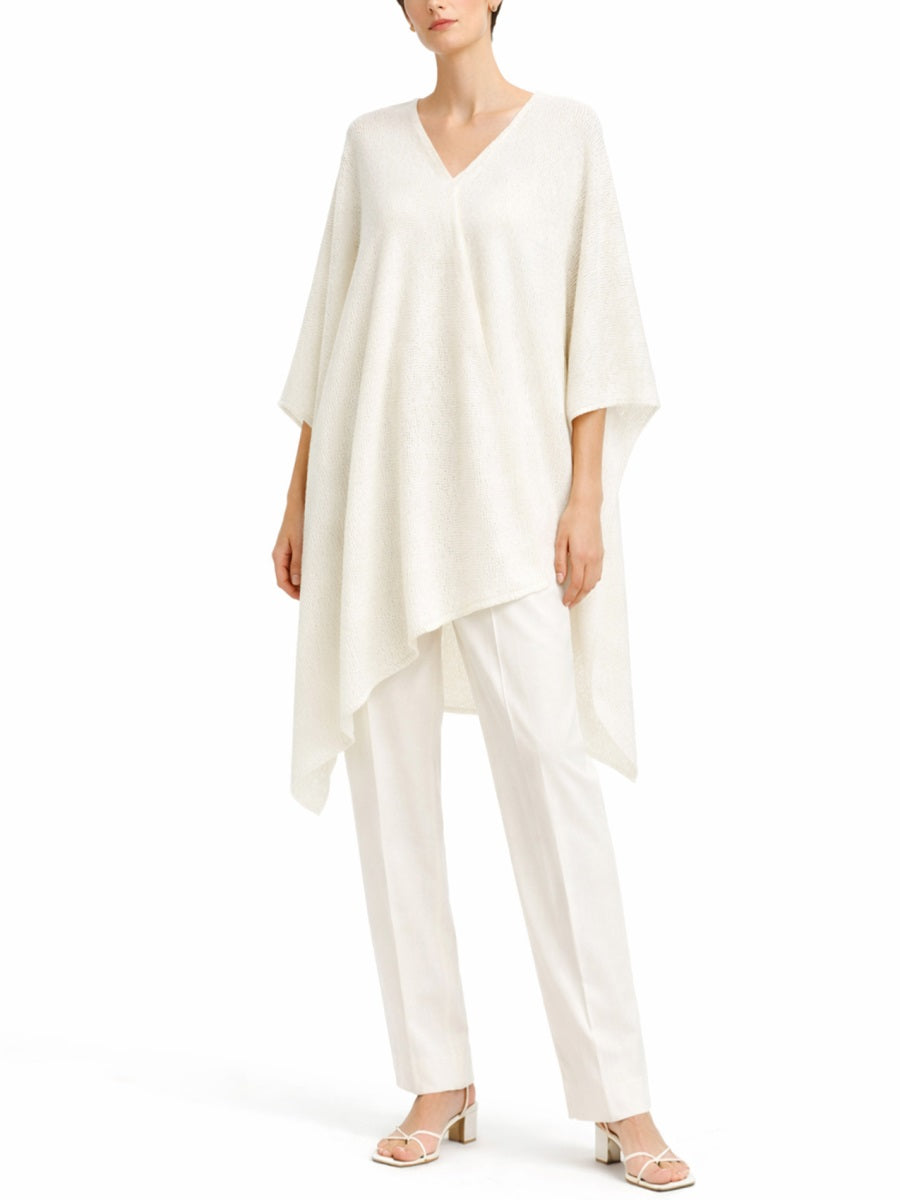 Wool Panalone Ivory Virgin Trousers
