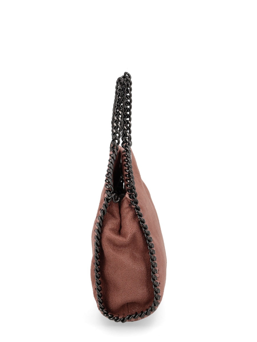 Falabella Micro Bag Brown Polyester Shoulder