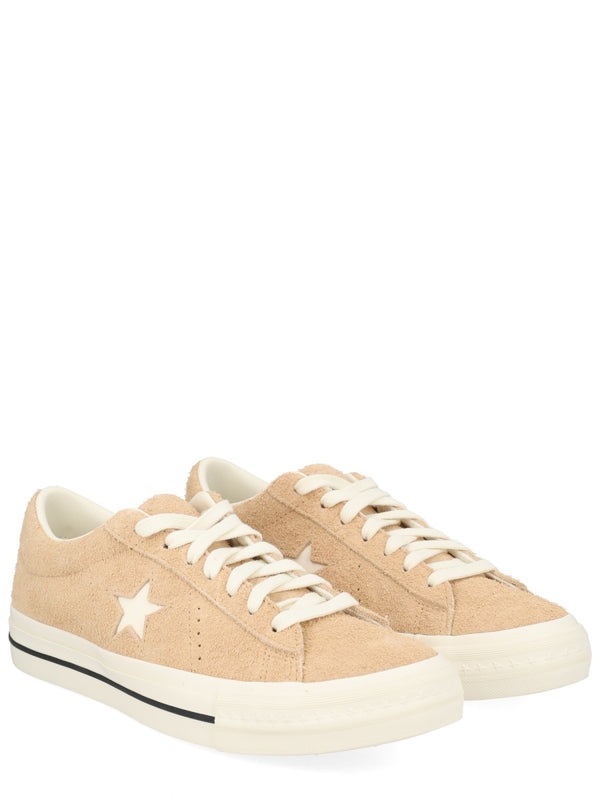 One Star 95 Sneaker Beige Leather Trainers