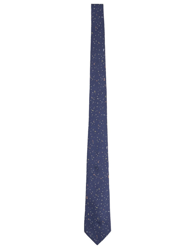 Silk Tie Blue Ties & Bow