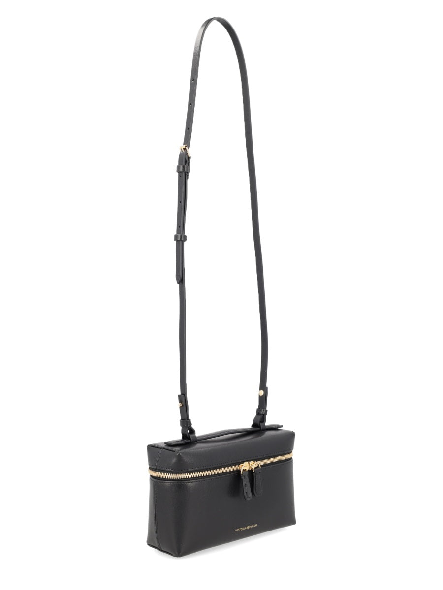 Vanity Bag Black Leather Shoulder