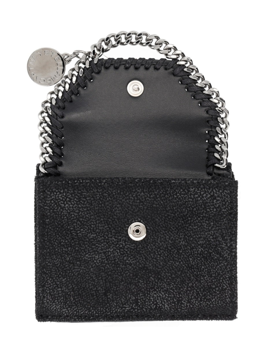 Wallet Holder Falabella Black Polyester & Purses
