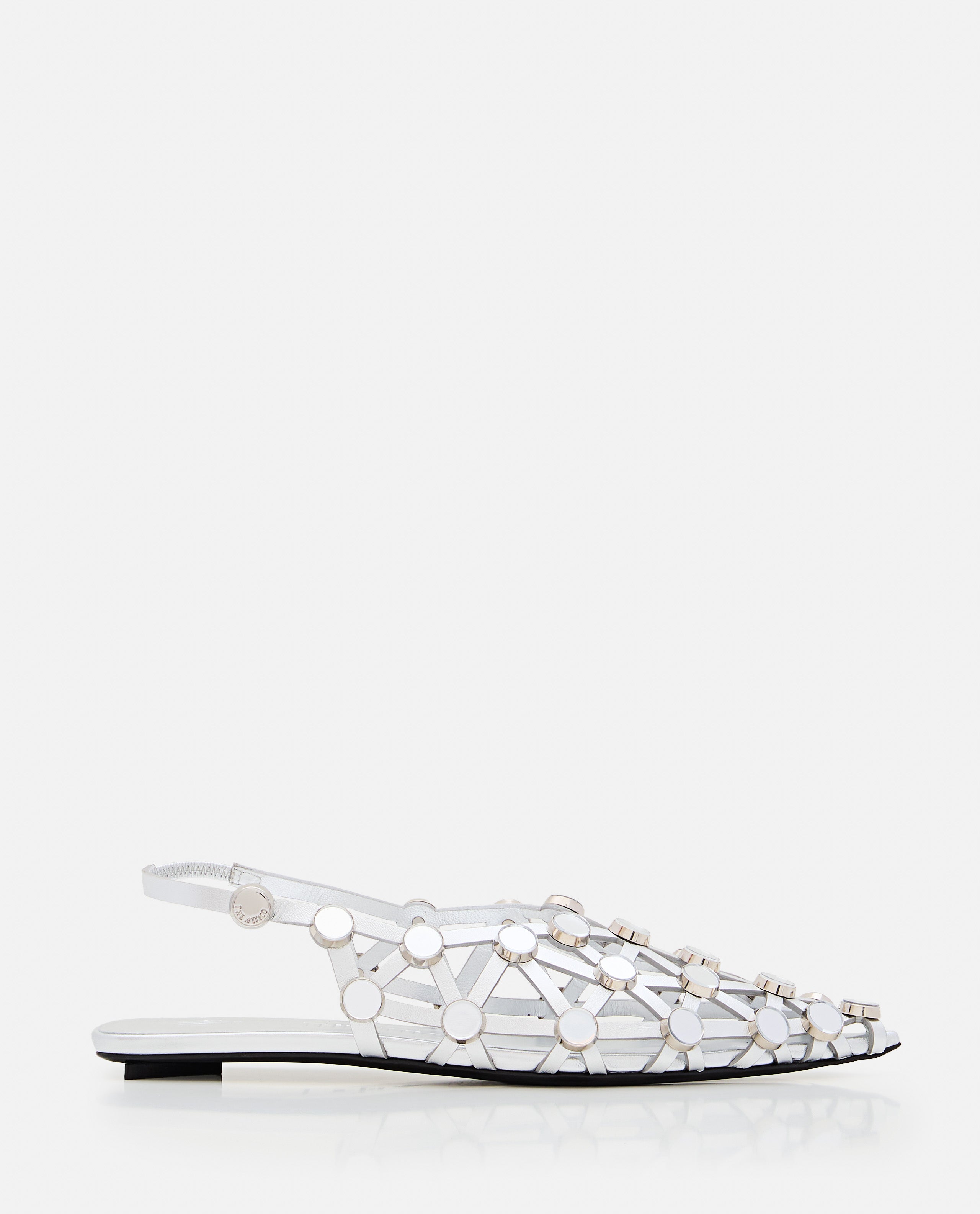 The Attico Flat shoes Silver Leather