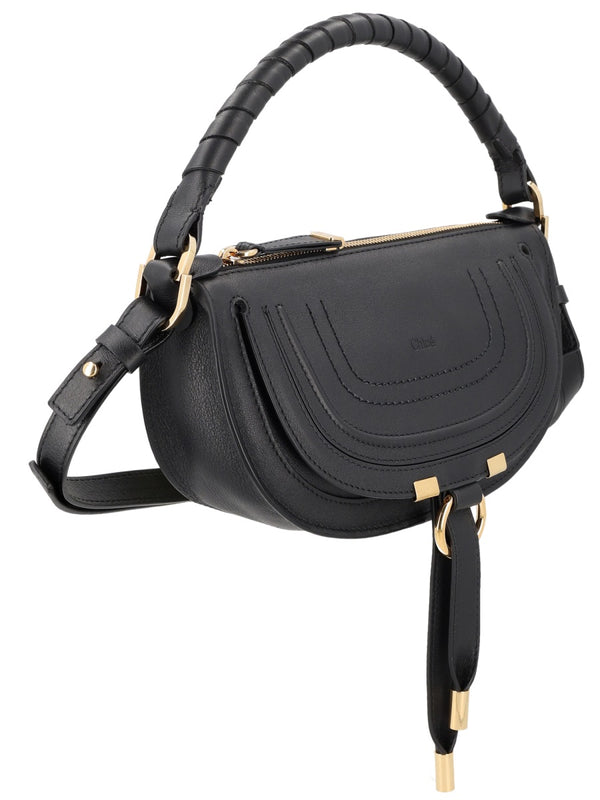 Mini Marcie Bag Black Leather Shoulder