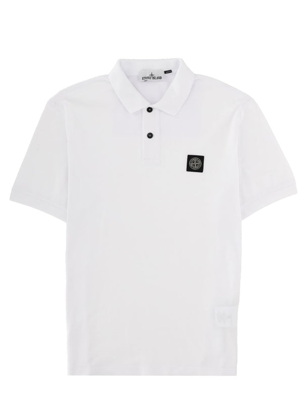 Polo With Logo White Cotton Shirts