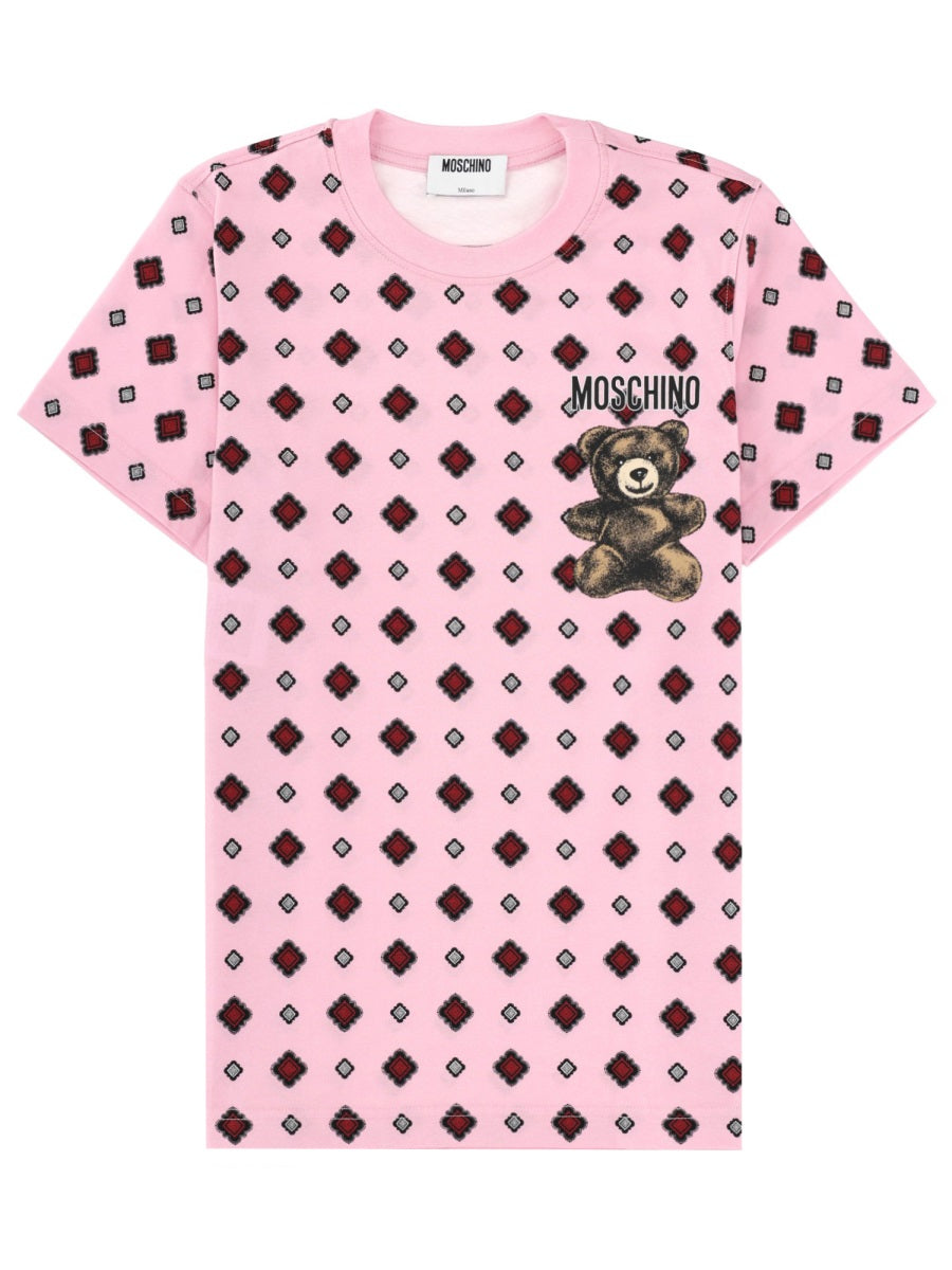 Printed T-Shirt Pink Cotton T-shirts
