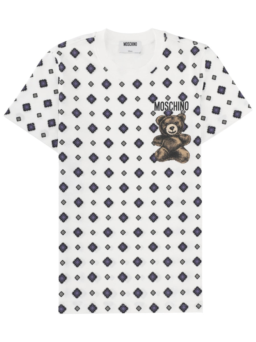 Printed Cotton T-Shirt White T-shirts