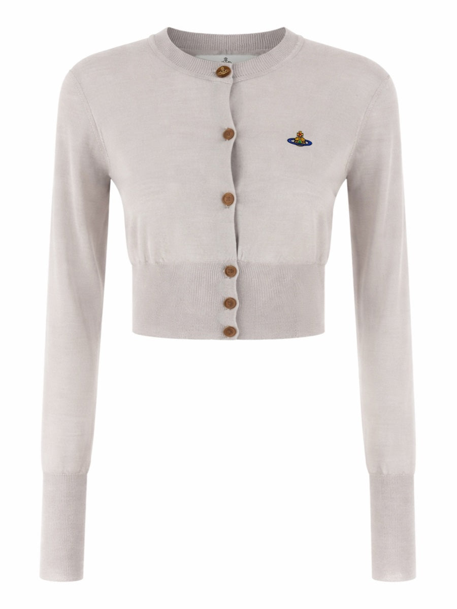 Cardigan Bea Grey Silk Jumpers