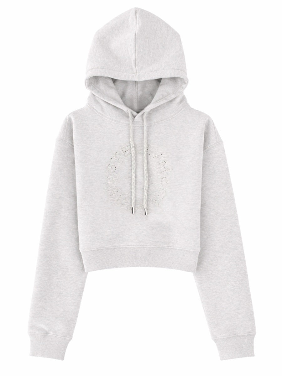 Logo Sweatshirt Grey Cotton Sweatshirts