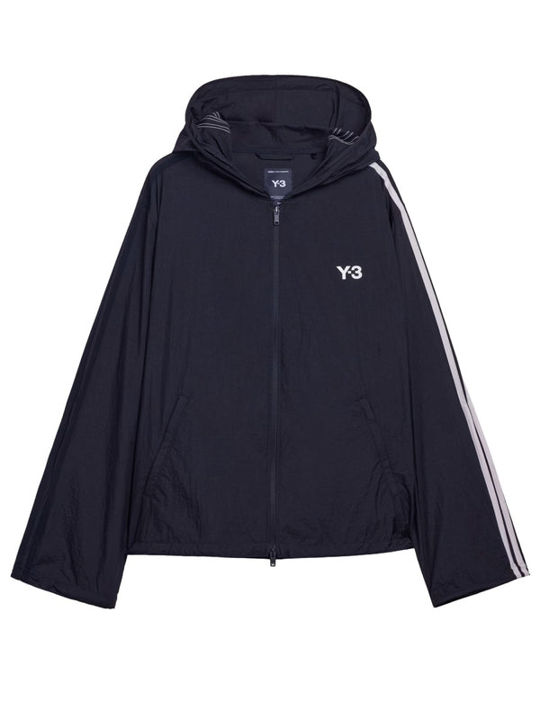 3 Stripes Sports Jacket Black Polyamide