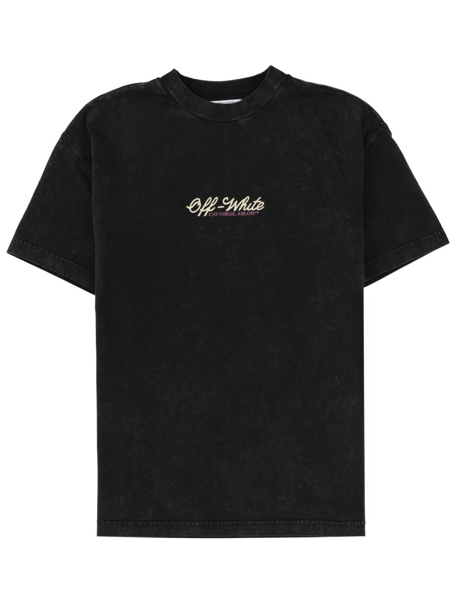 Logo T-Shirt Black Cotton T-shirts
