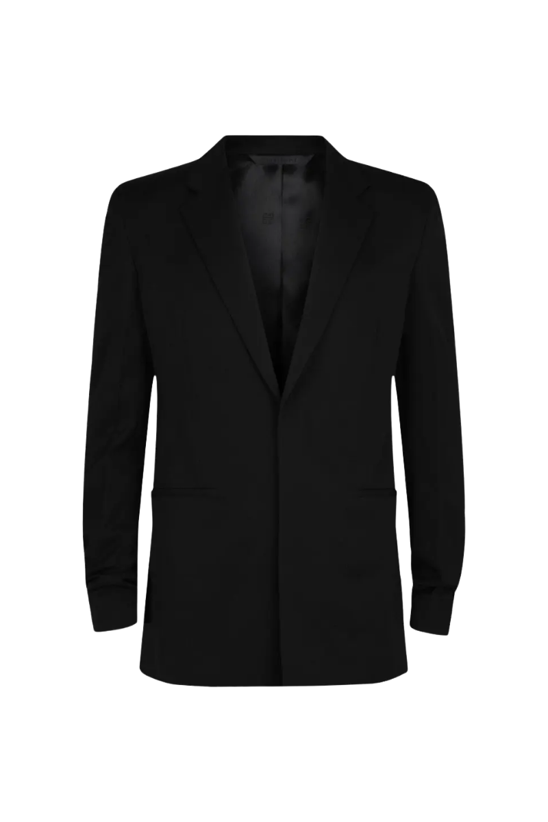 Givenchy Extra Fitted Jacket_black Black Clothing
