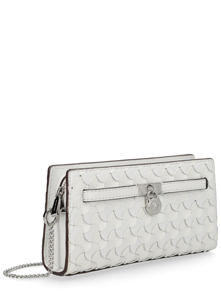 Leather Shoulder Bag White Cow