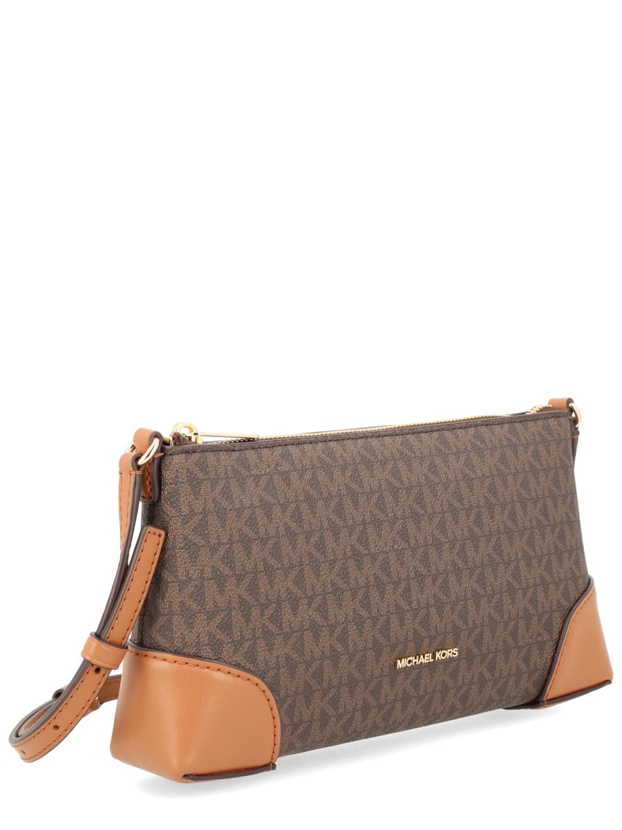Shoulder Bag With Logo Brown 89.pvc