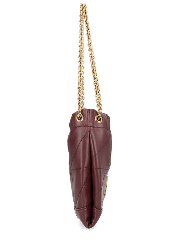 Cassandre Logo Bag Bordeaux Lambskin Handbags