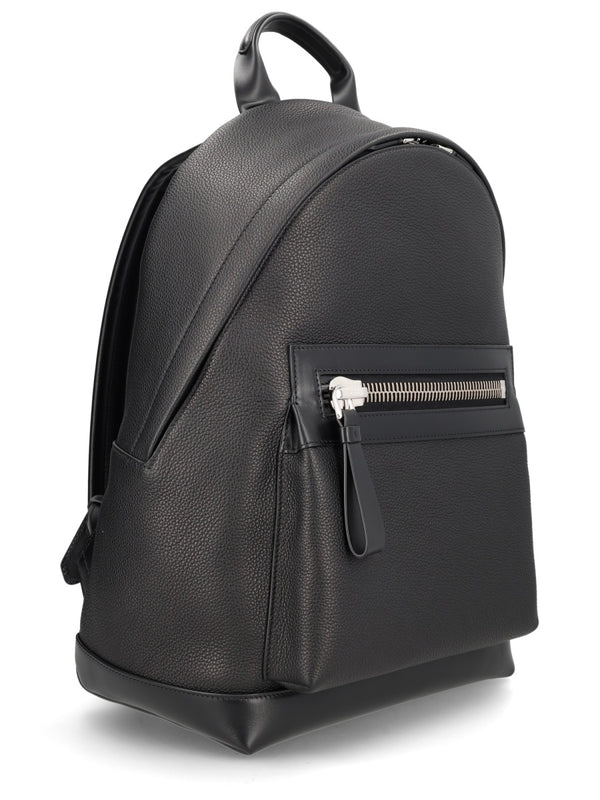 Backpack Buckley Leather Black Backpacks