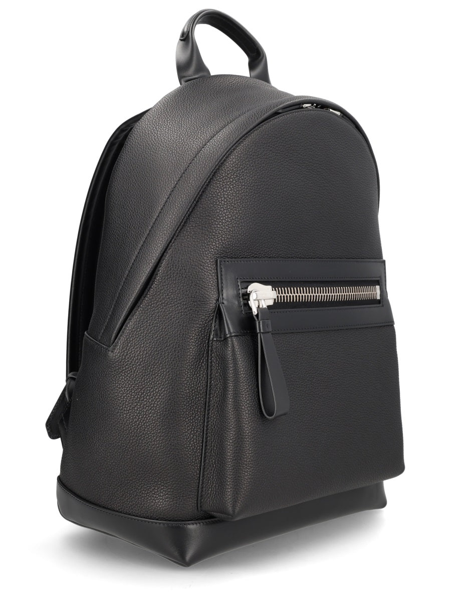 Backpack Buckley Leather Black Backpacks