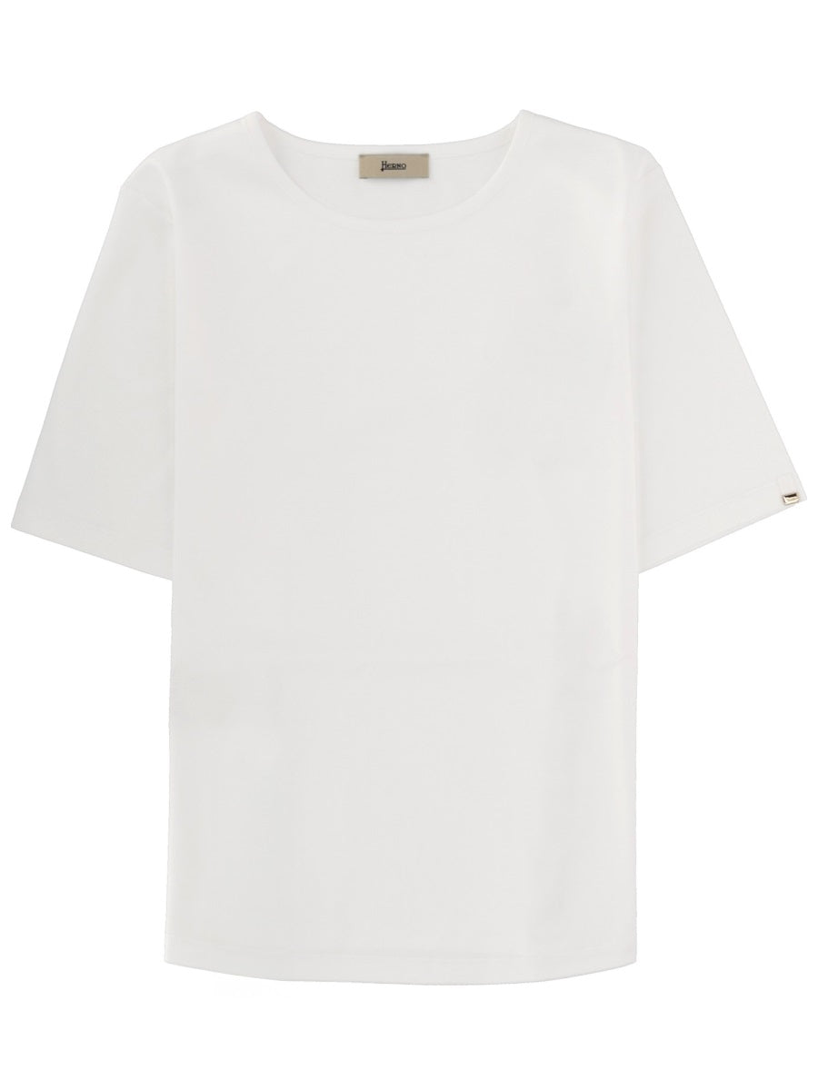 Split T-Shirt White Cotton T-shirts