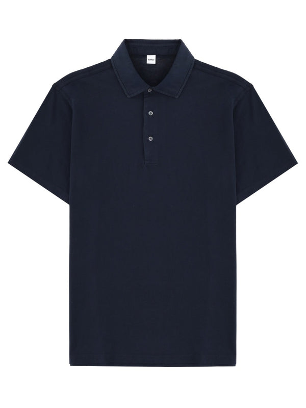 Cotton Polo Shirt Blue