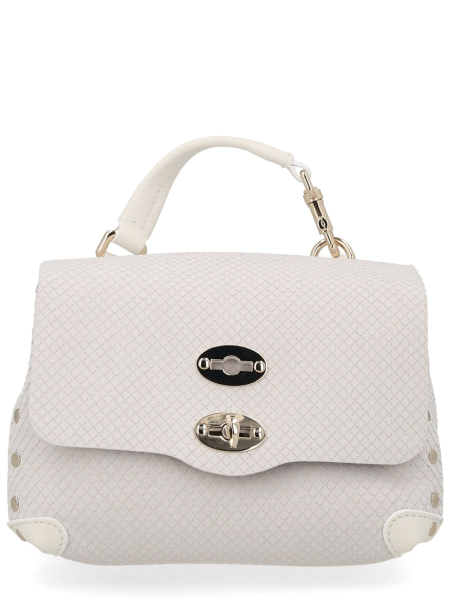 Baby Postina Amoretto Bag White Leather Handbags