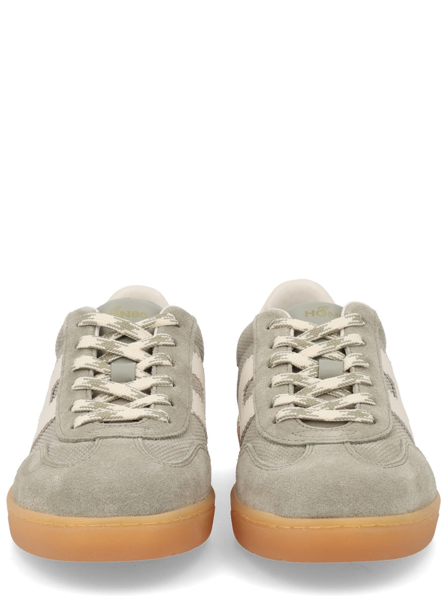 Cool Green Sneaker Calfskin Trainers