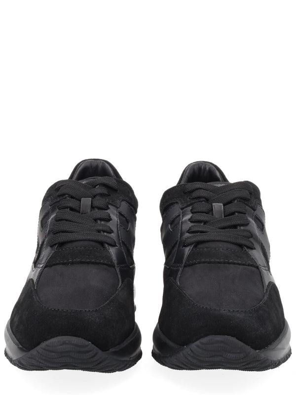 Hogan Interactive Sneaker Black Polyamide Trainers