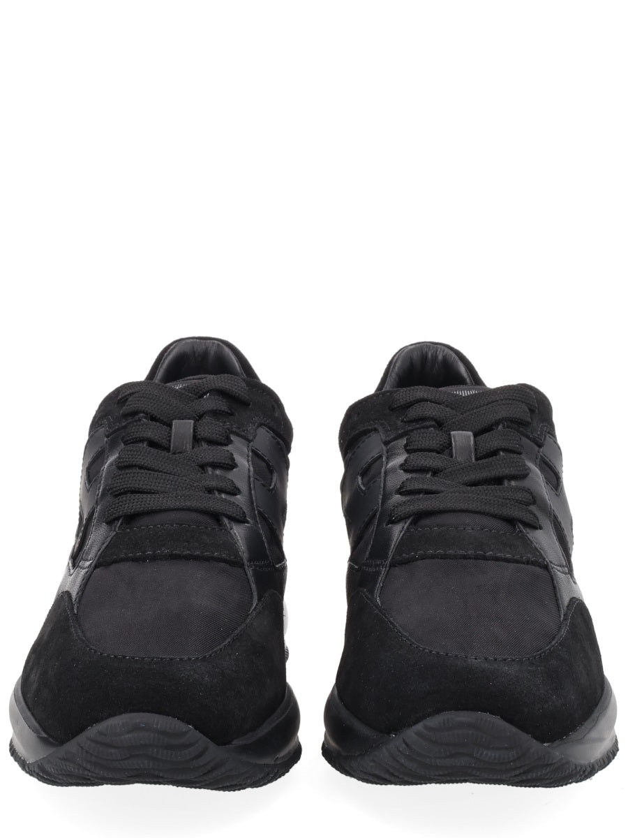 Hogan Interactive Sneaker Black Polyamide Trainers