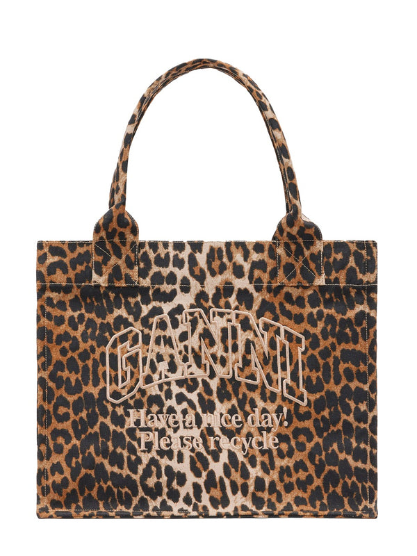 Tote Bag Recycled Cotton Multicolour Handbags