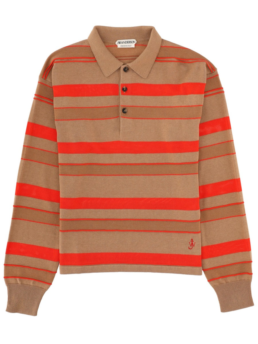 Polo Shirt Beige Cotton
