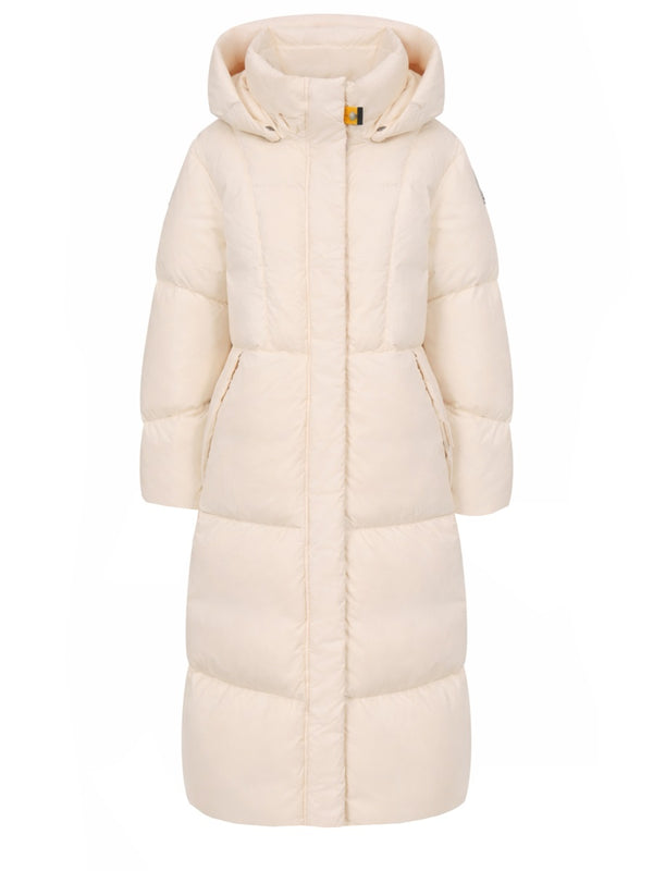 Long Coat Liu Ivory Polyamide Trench & Raincoats