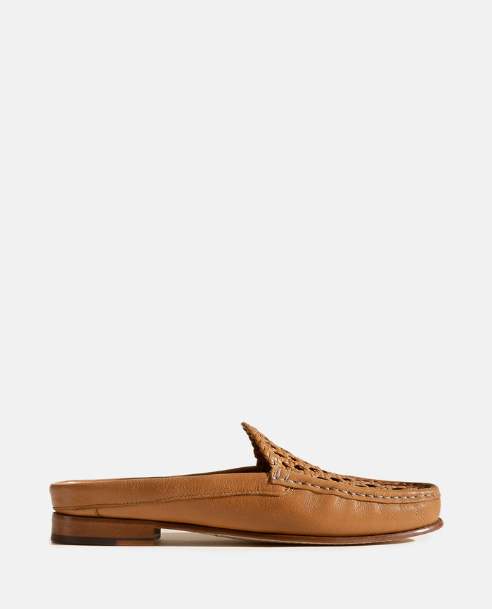 HEREU With Heel Brown Lamb Leather