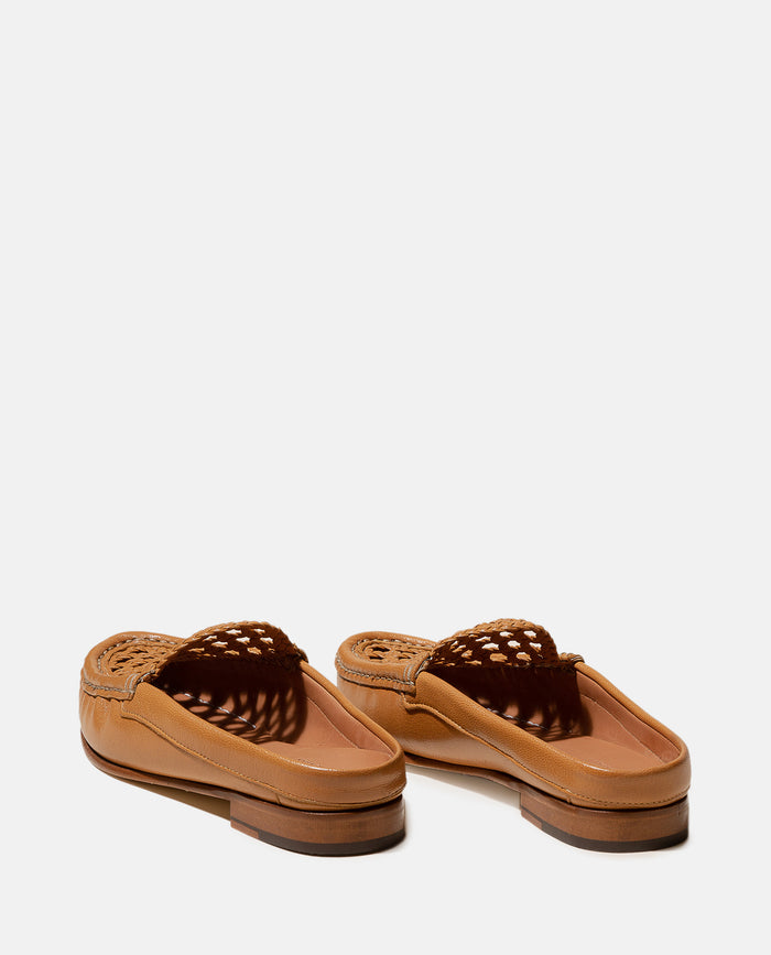 HEREU With Heel Brown Lamb Leather