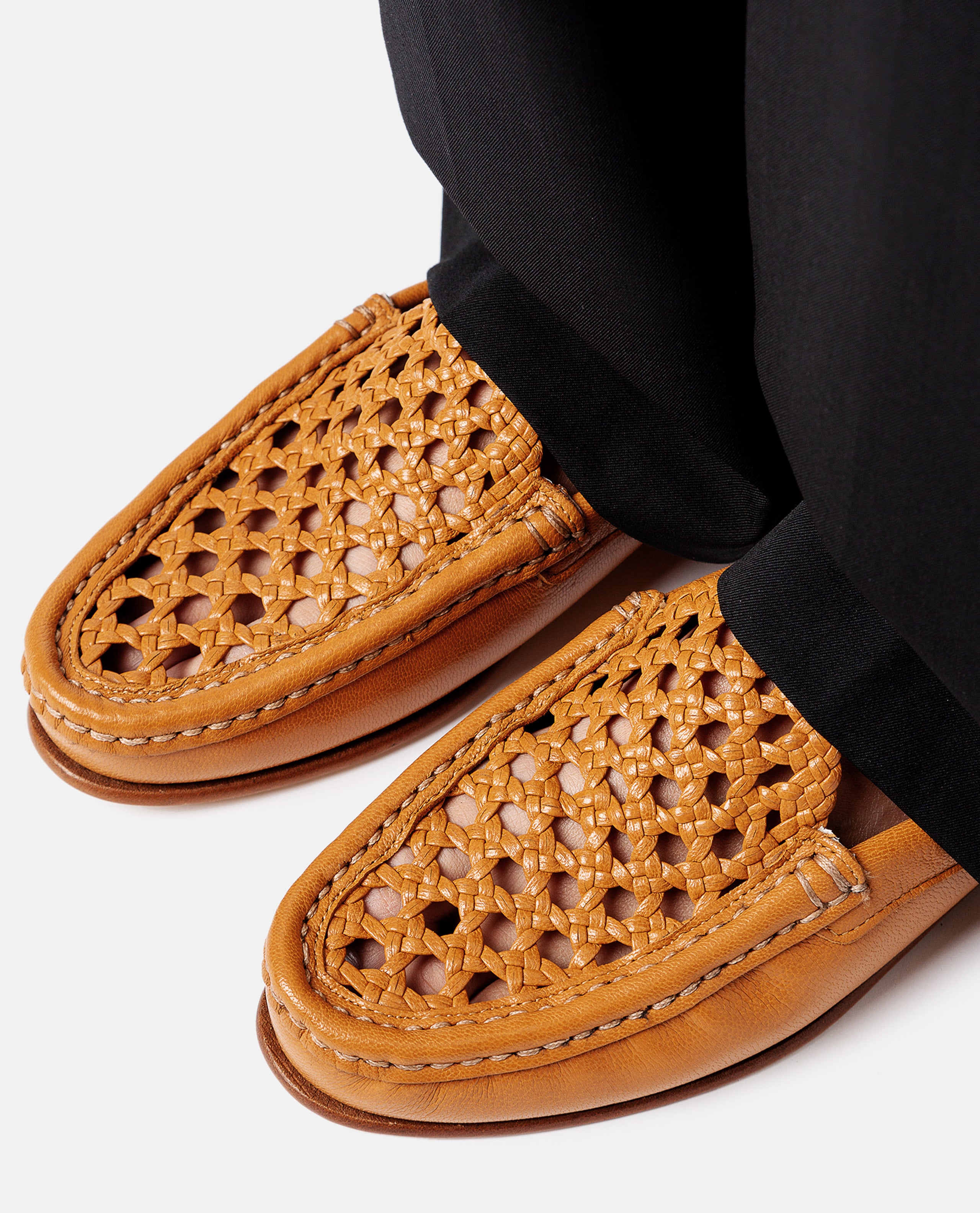 HEREU With Heel Brown Lamb Leather